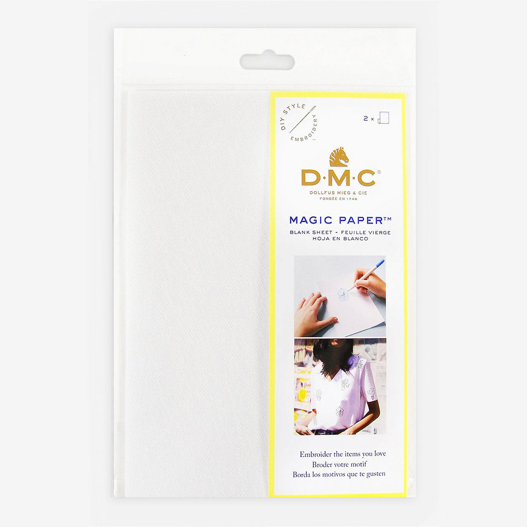2 Feuilles Magiques Blanches A5 - DMC FC0006L