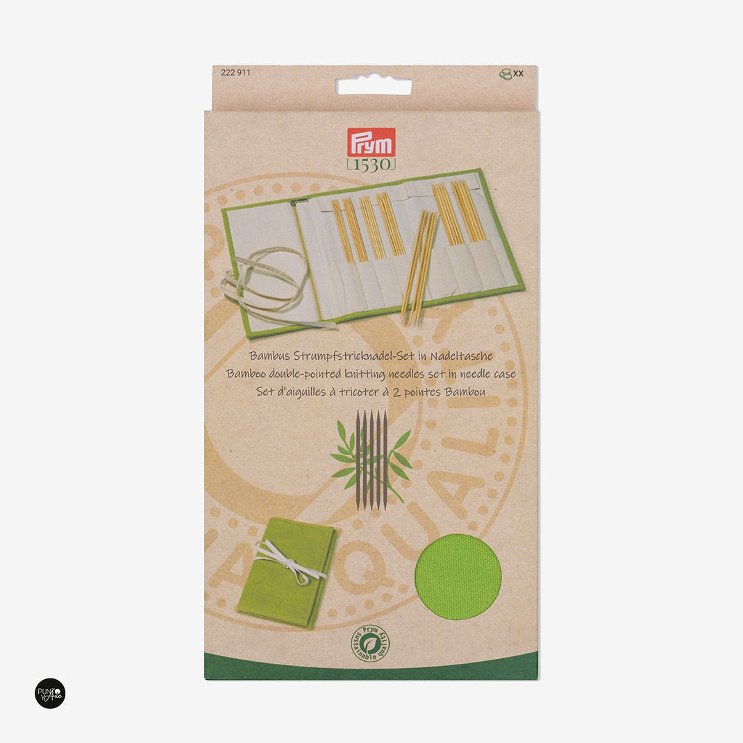 Prym Jeu d'aiguilles double pointe en bambou 20 cm 222911