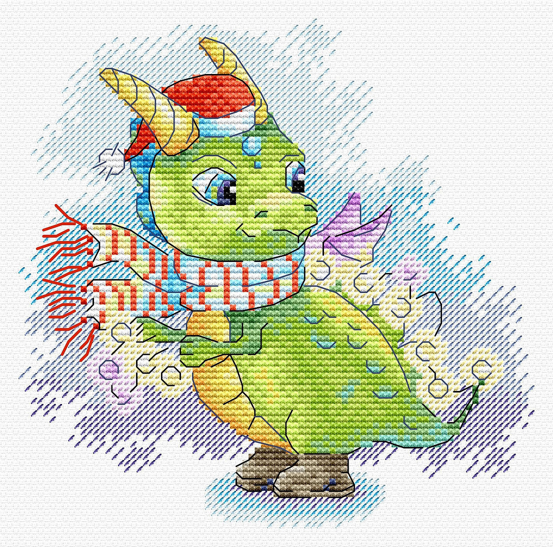 Dazzling Outfit - SM-760 MP Studia - Cross Stitch Kit