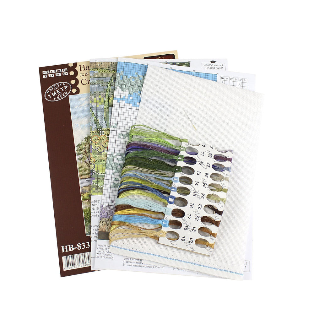 Kit de Punto de Cruz 'Forest Pond' - SNV-833 MP Studia