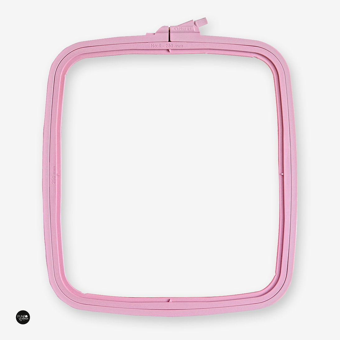 Nurge Pink Square Hoop: Your Perfect Companion for Embroidery and Cross Stitch