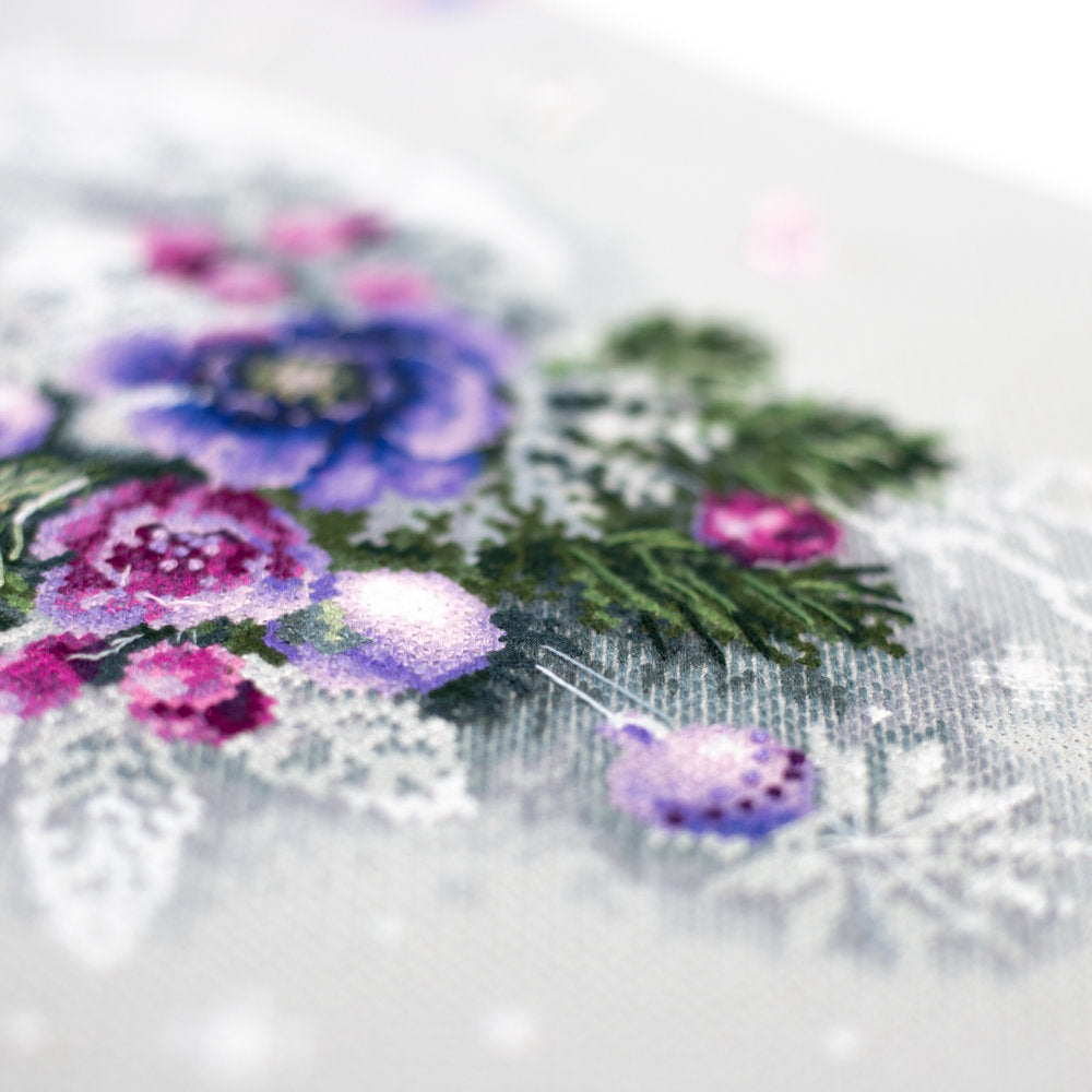 Frosty Evening. Magic Needle Cross Stitch Kit 200-242