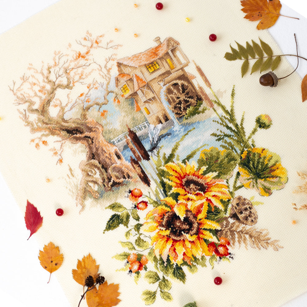 Cross Stitch Kit. Old Watermill - Magic Needle 210-208