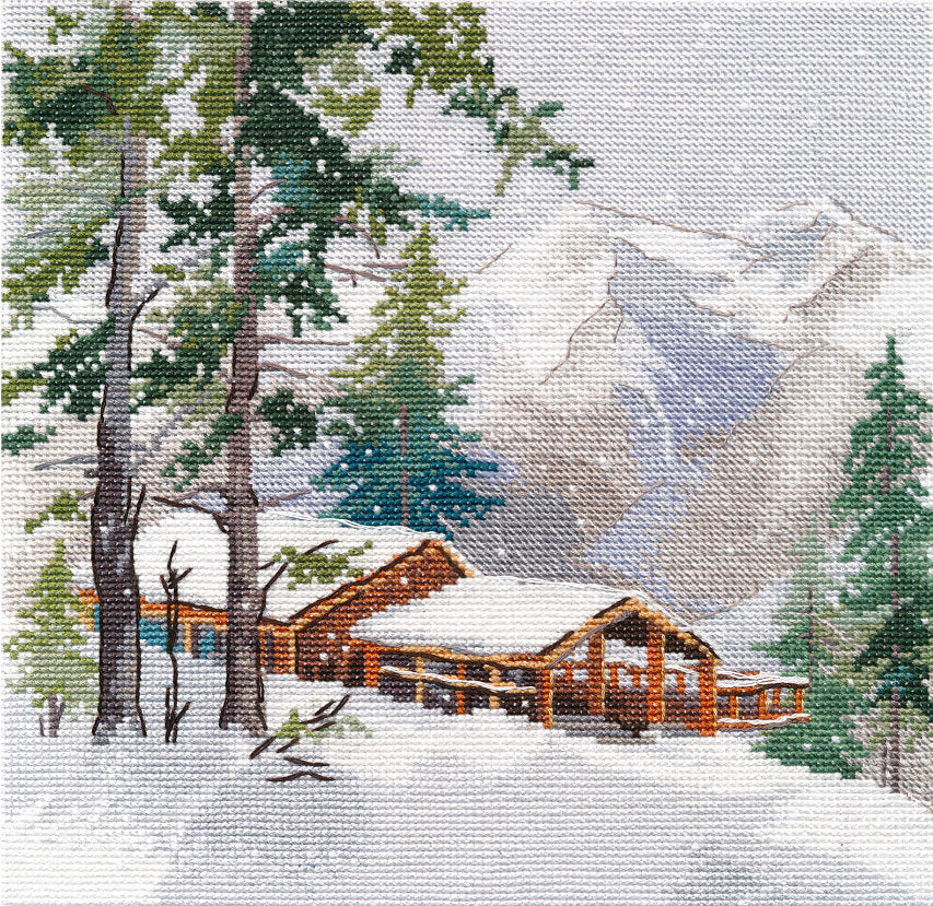 Cross stitch kit. Mountains - 1535 OVEN