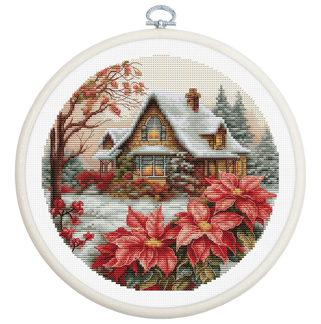 Kit de Punto de Cruz - Little House in The Forest - BC227 Luca-S