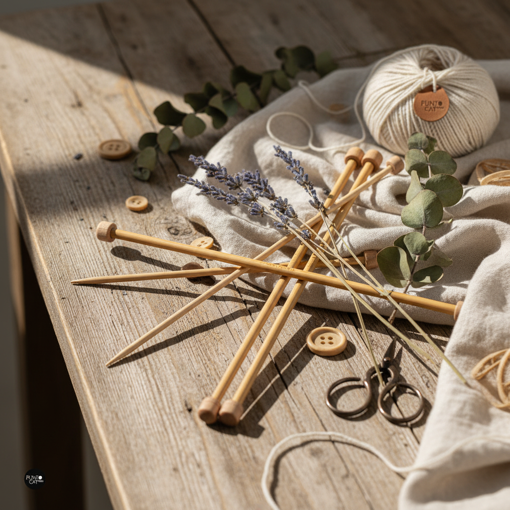 Bamboo Knitting Needle Set 33 cm by Prym 222930