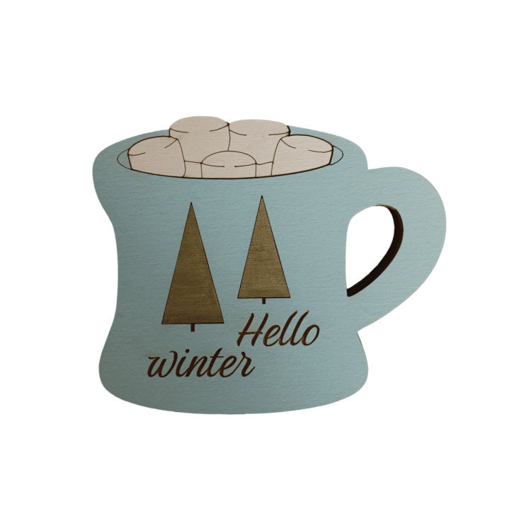 Blue cup. Organizador para perlas y abalorios de Wizardi KF027/91