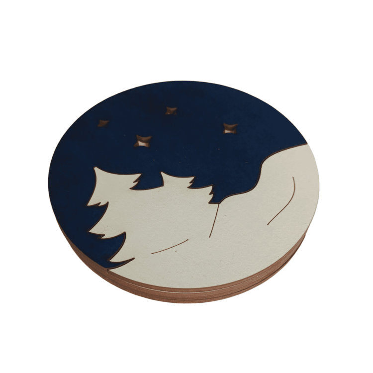 Winter forest. Organizador para perlas y abalorios de Wizardi KF027/72