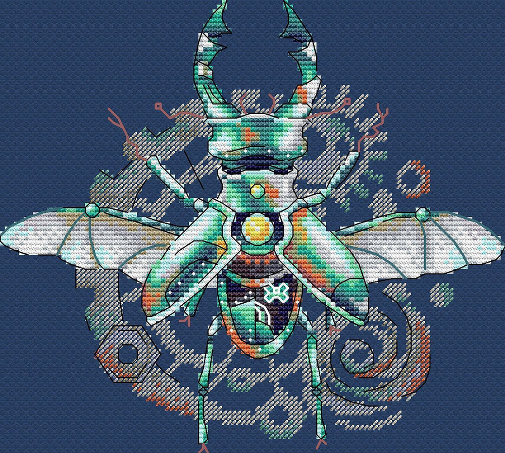 Kit de Punto de Cruz 'Beetle' - SV-807 MP Studia