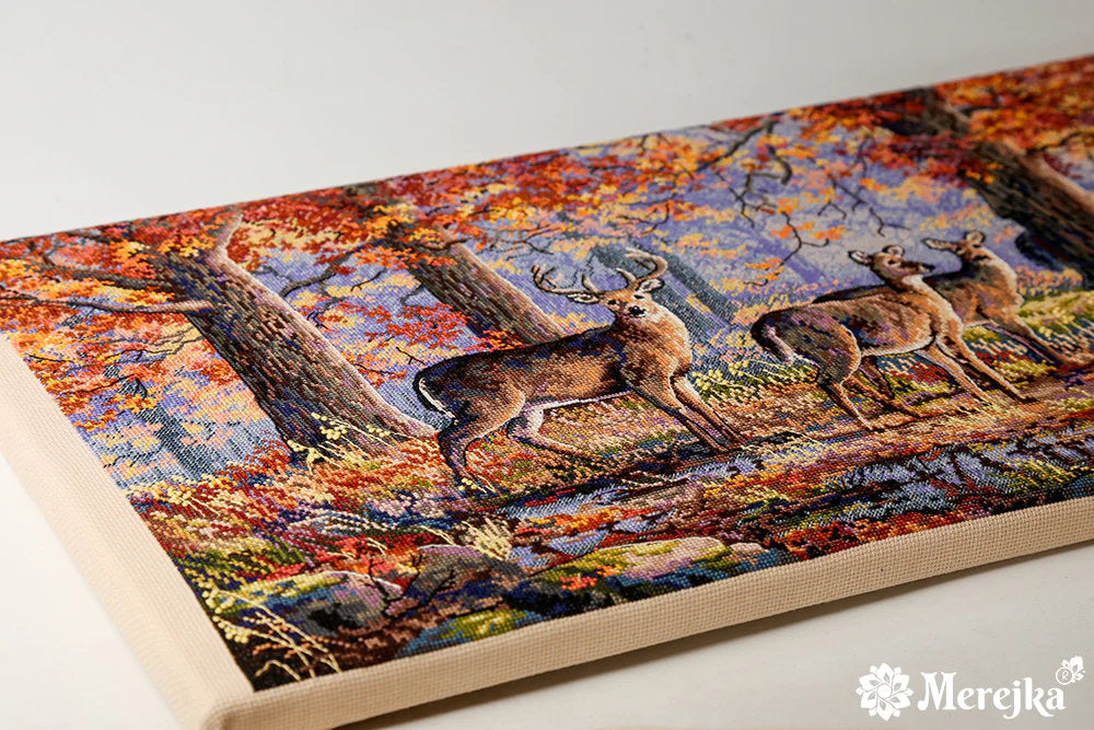 Premium Cross Stitch Kit K-168 Merejka Bajo Los Robles