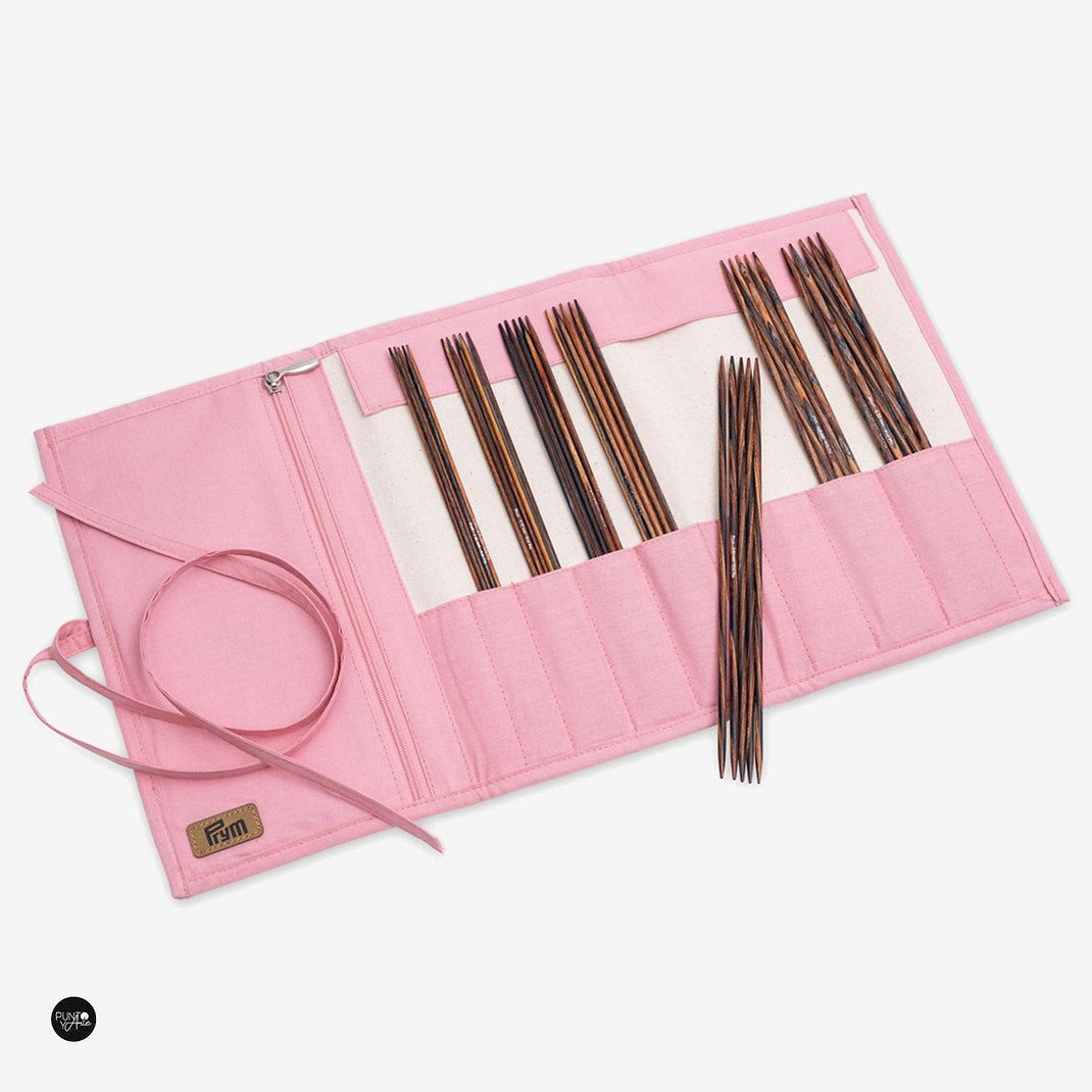 Set de Agujas Doble Punta 20 cm Natural Prym 223807