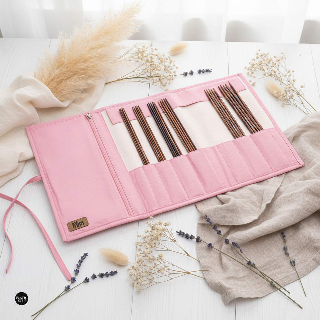 Prym Ensemble d'aiguilles doubles pointes naturelles 20 cm 223807