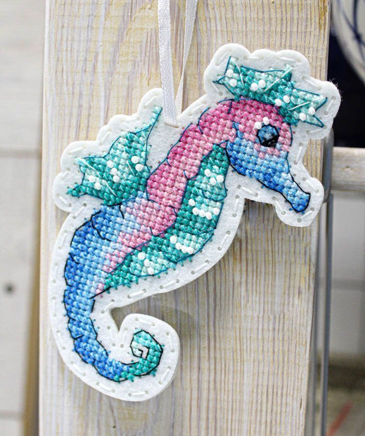 Kit de Punto de Cruz 'Sea Horse' - ST-1007 MP Studia