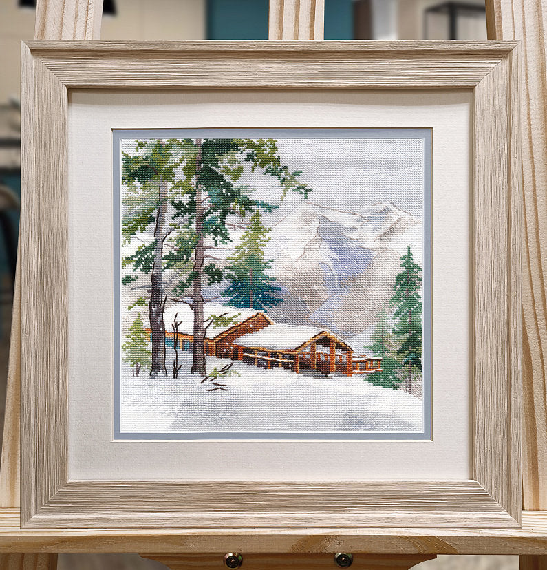 Cross stitch kit. Mountains - 1535 OVEN