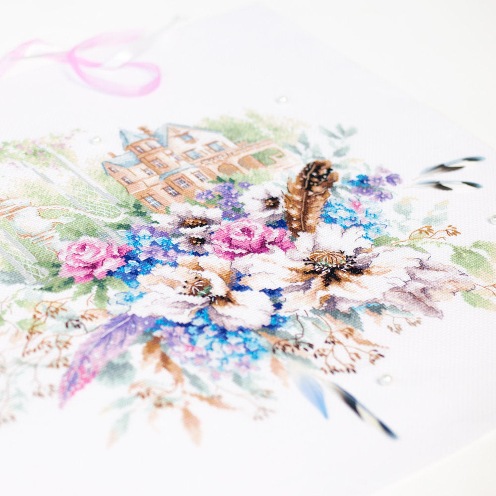 Kit de point de croix. Maison Victorienne - Aiguille Magique 210-207