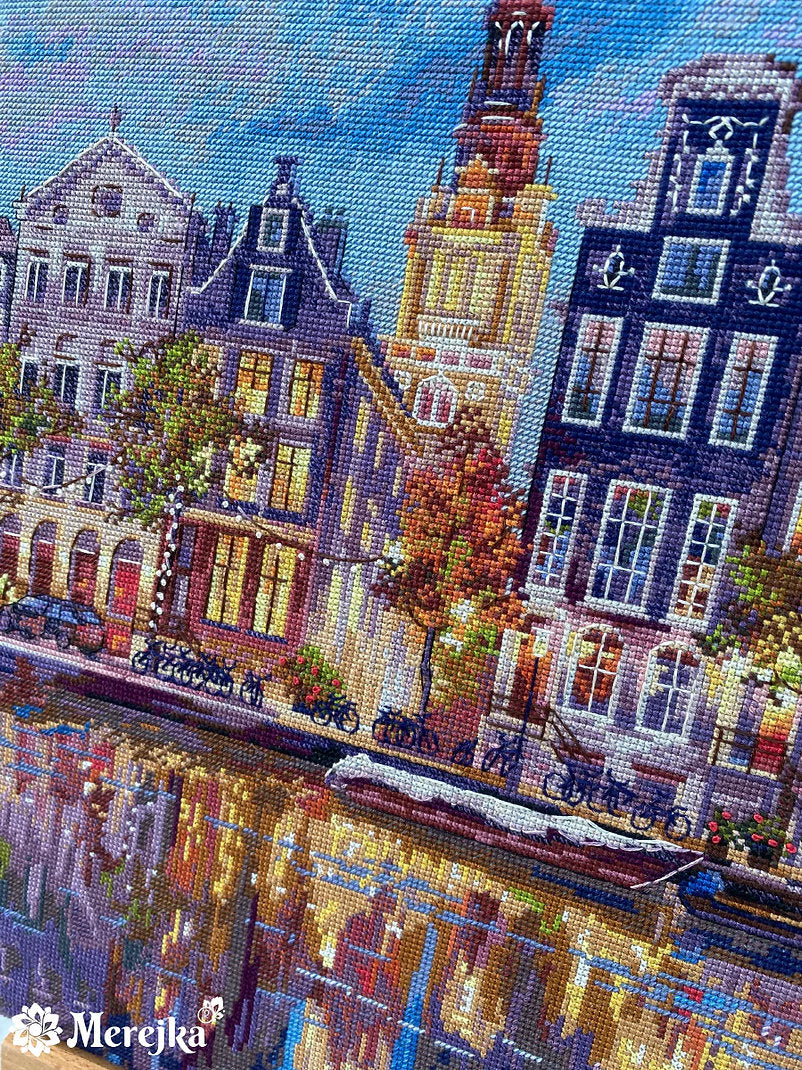 Cross Stitch Kit "Amsterdam" - Merejka K-232