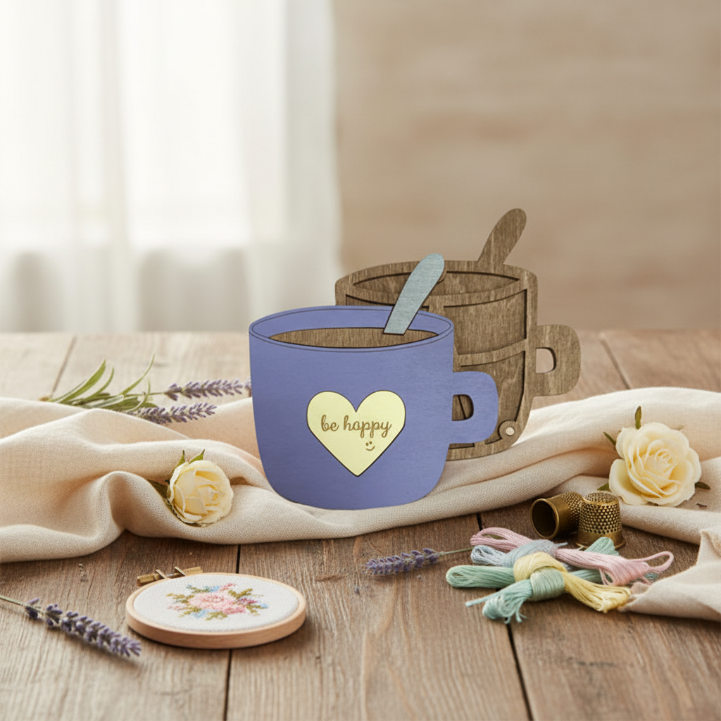 Coupe violette. Organisateur pour perles et perles par Wizardi KF027/92