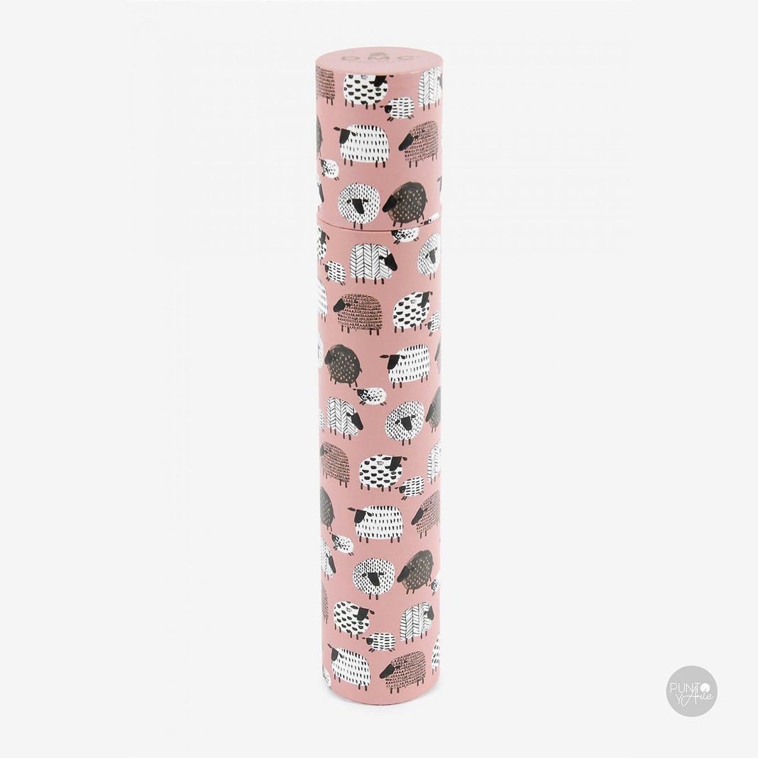 Estuche Tubular para Agujas de Tricot Sheep de DMC - Rosa