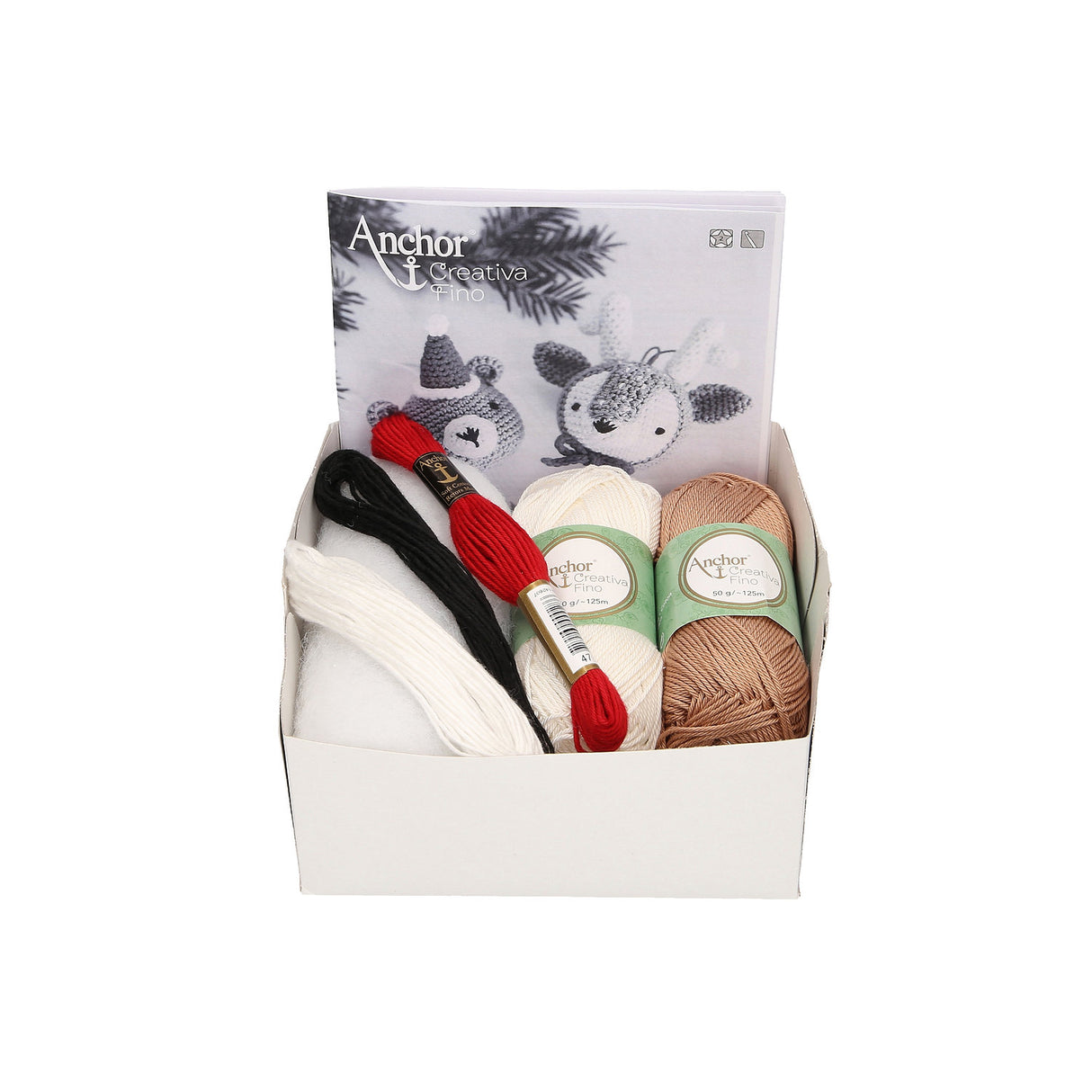 A28HEAD Renne et Teddy - Ancre - KIT AMIGURUMIS
