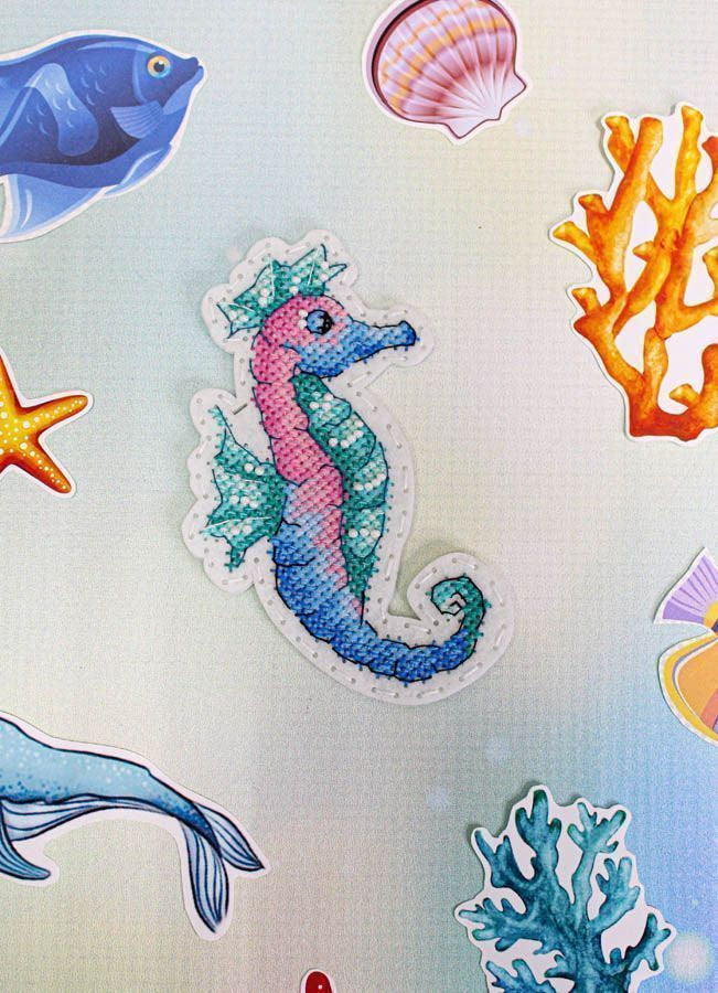 Kit de Punto de Cruz 'Sea Horse' - ST-1007 MP Studia