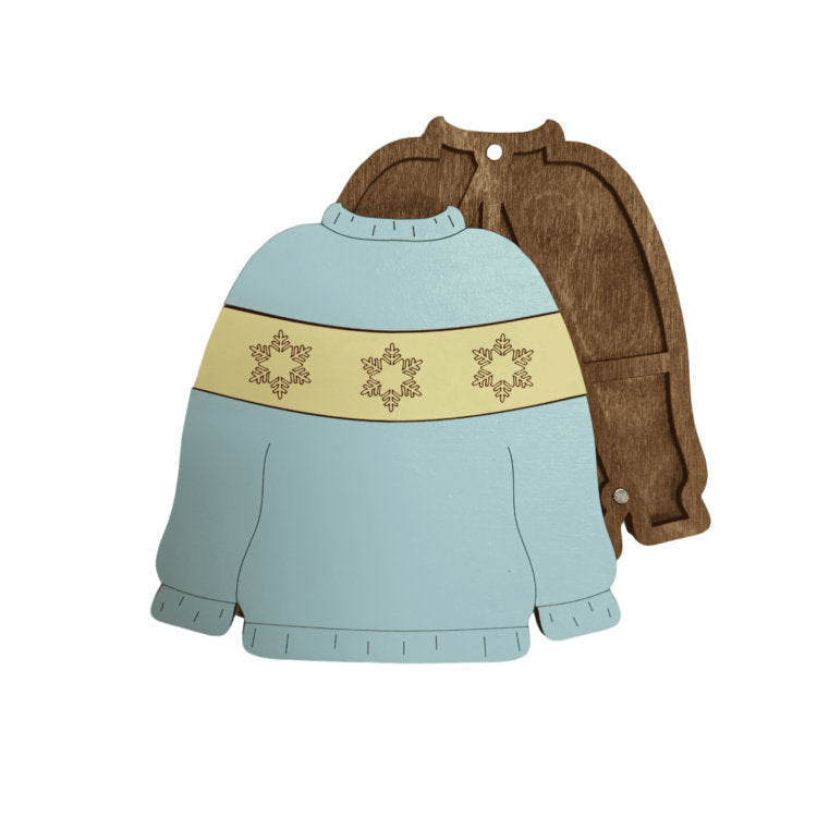 Blue sweater. Organizador para perlas y abalorios de Wizardi KF027/80