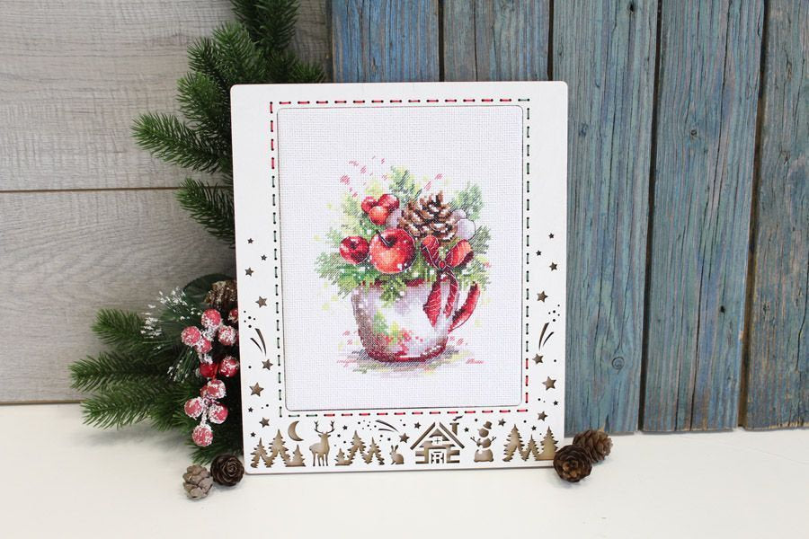 Christmas composition - MP Studio SM-751 - Cross stitch kit