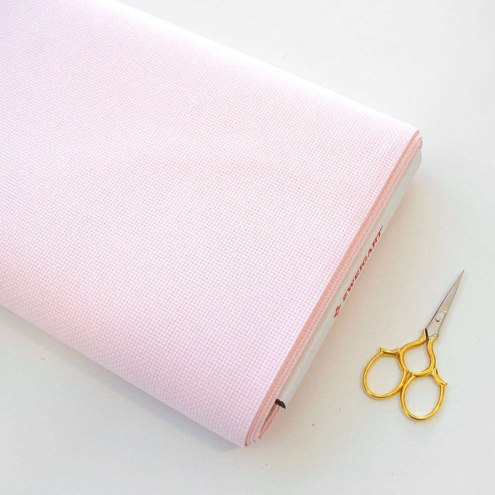 3706/4110 Tissu AIDA 14 fils. Bo-Peep Rose ZWEIGART pour point de croix