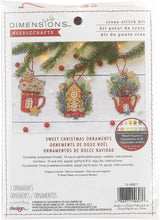 Sweet Christmas Ornaments - 70-09607 Dimensions - Kit de punt de cruz
