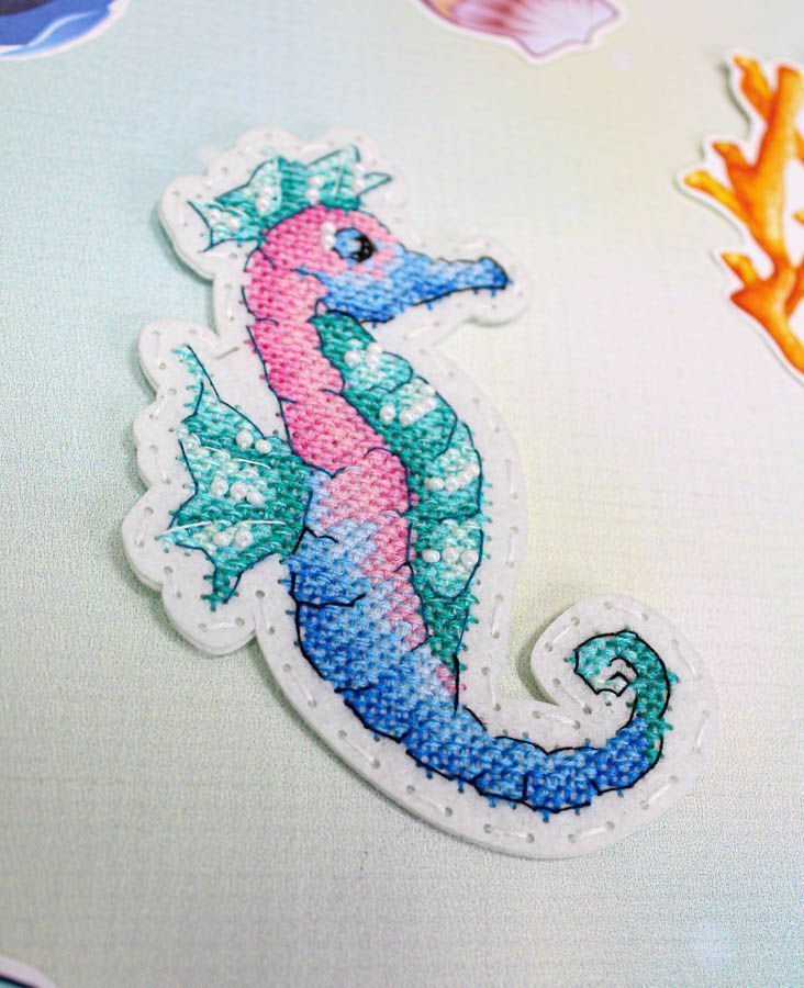 Kit de Punto de Cruz 'Sea Horse' - ST-1007 MP Studia