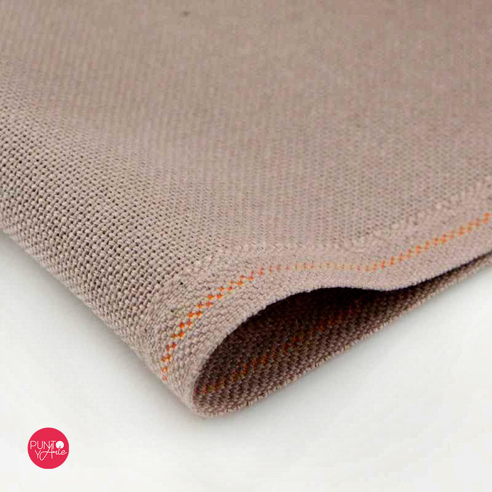 3835/3021 Tissu Lugana 25 ct. ZWEIGART Noisette pour point de croix