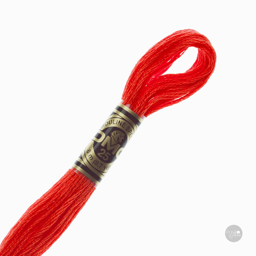 606 Hilo de bordado DMC Mouliné Spécial 117MC de 8 metros