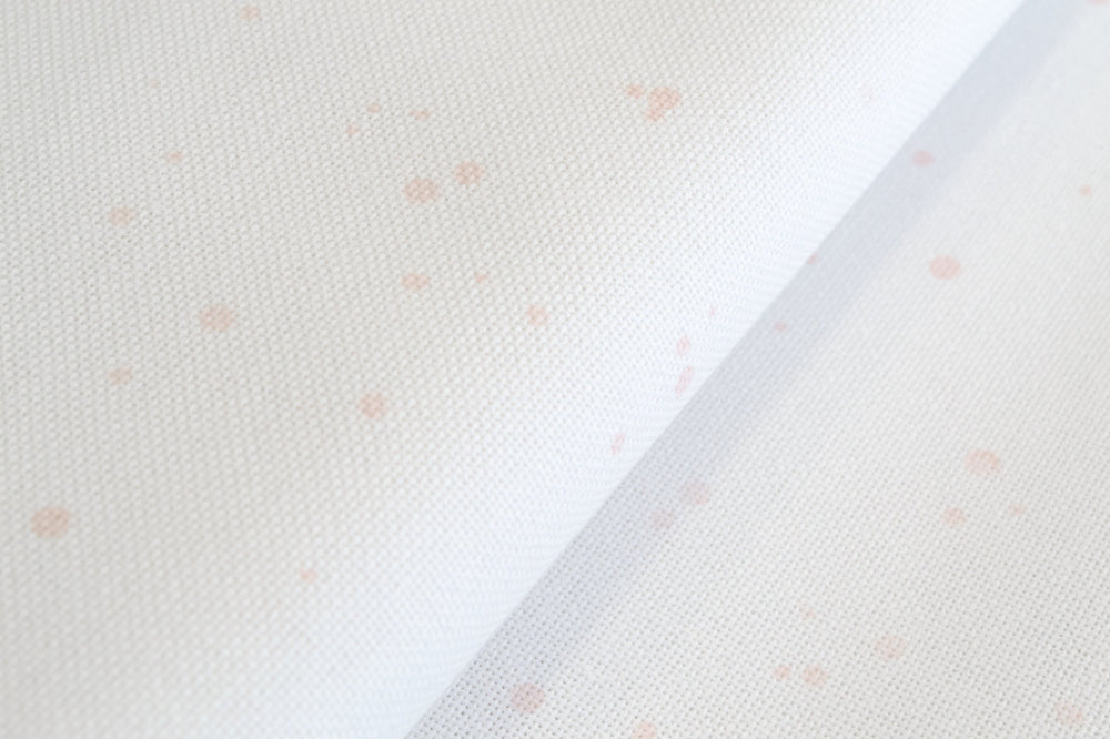 Tela Murano Lugana 32 ct. Light Powder Pink Splash de Zweigart - Tela para Punto de Cruz (3984/1319)