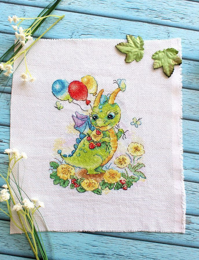 Dans une prairie fleurie - SM-759 MP Studio - Kit de point de croix