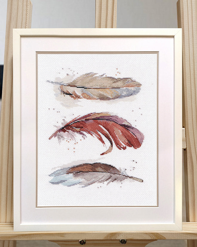 Cross Stitch Kit 'Feathers' - 1576 OVEN