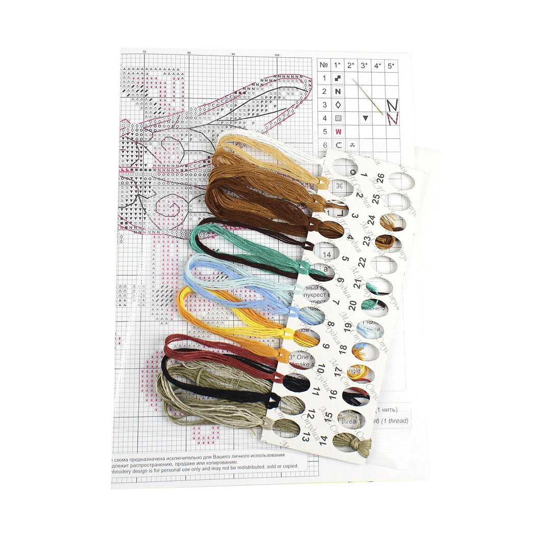 Kit de Punto de Cruz '"Dragonfly' - SV-809 MP Studia