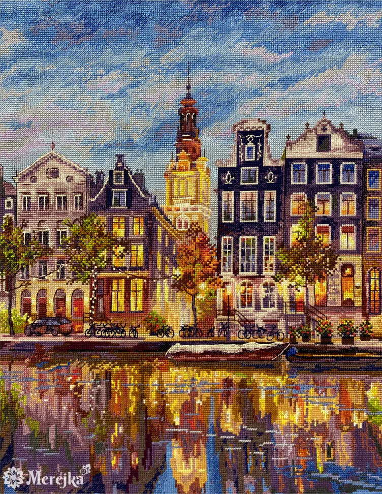 Cross Stitch Kit "Amsterdam" - Merejka K-232