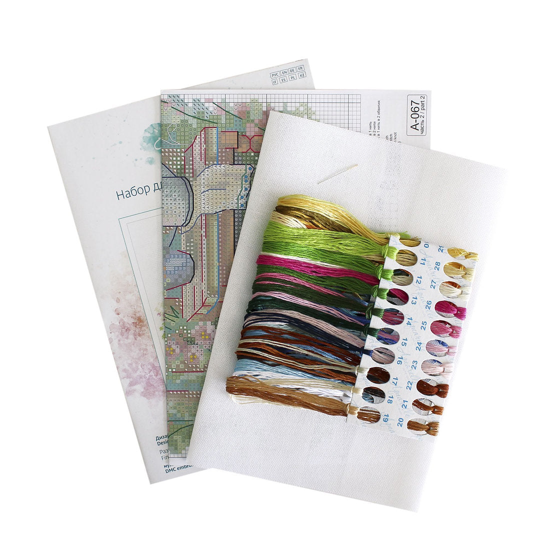 Jardin fleuri - SA-067 MP Studia - Kit de point de croix