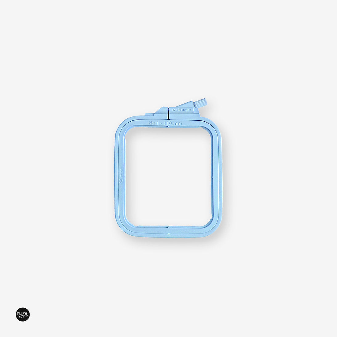 Nurge Blue Square Hoop: Precision and Elegance in Your Embroidery