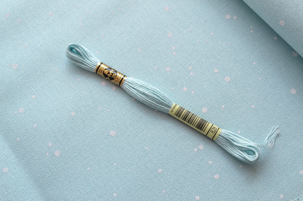 3984/5429 Tissu Murano Lugana 32 ct. Mint Splash de ZWEIGART pour le point de croix