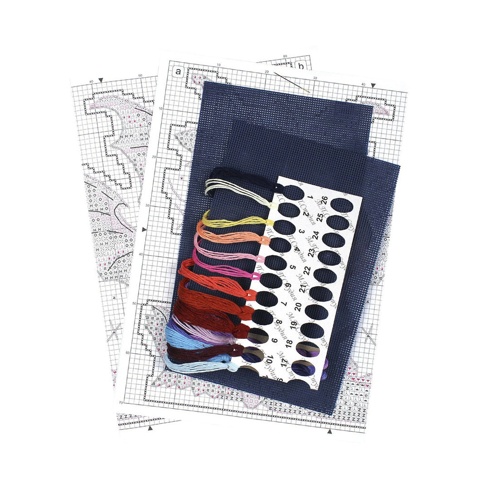 Cross Stitch Kit. Midnight Dragon - MP Studio SR-889