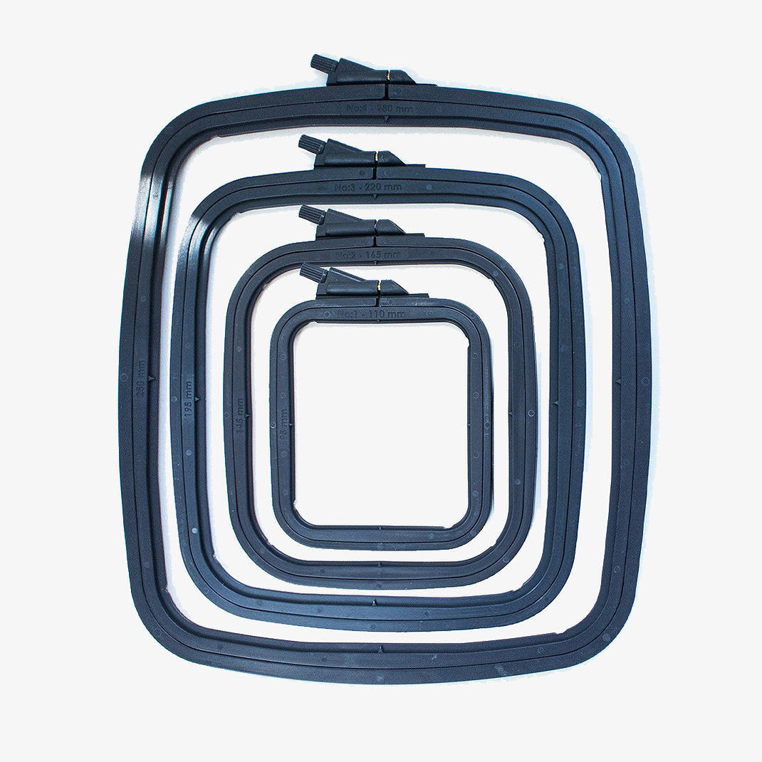 Nurge Bastidor Cuadrado Color Navy de Plástico - 4 Medidas