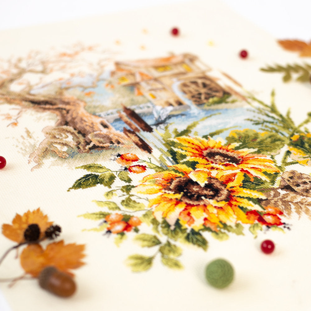 Cross Stitch Kit. Old Watermill - Magic Needle 210-208