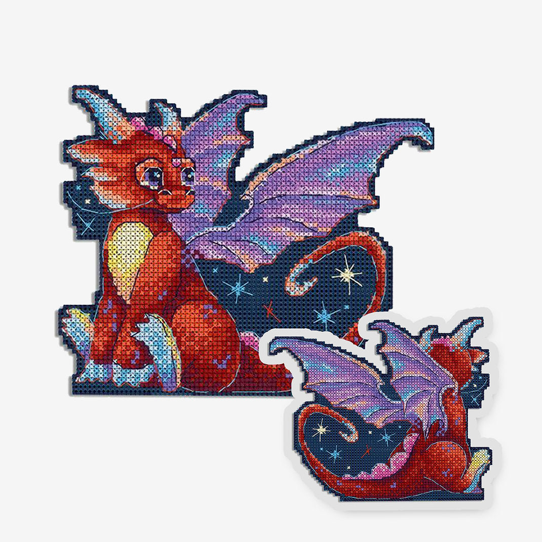 Cross Stitch Kit. Midnight Dragon - MP Studio SR-889