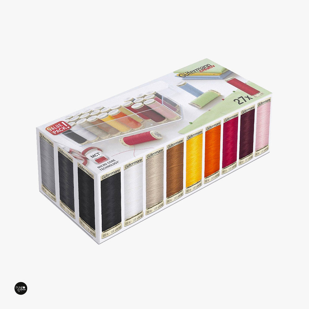 Caja con 27 Hilos Coselotodo Gütermann 799749