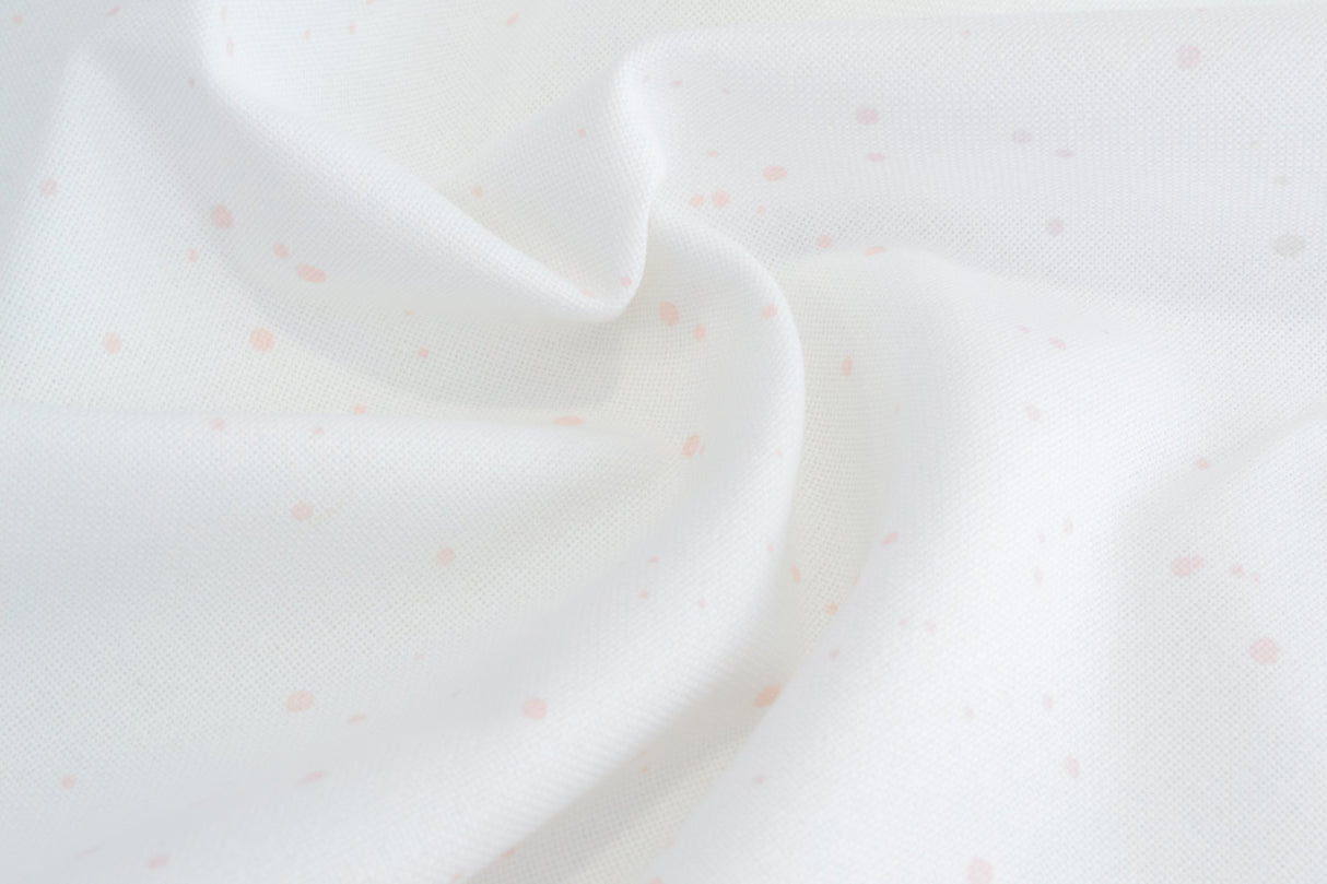 Tela Murano Lugana 32 ct. Light Powder Pink Splash de Zweigart - Tela para Punto de Cruz (3984/1319)