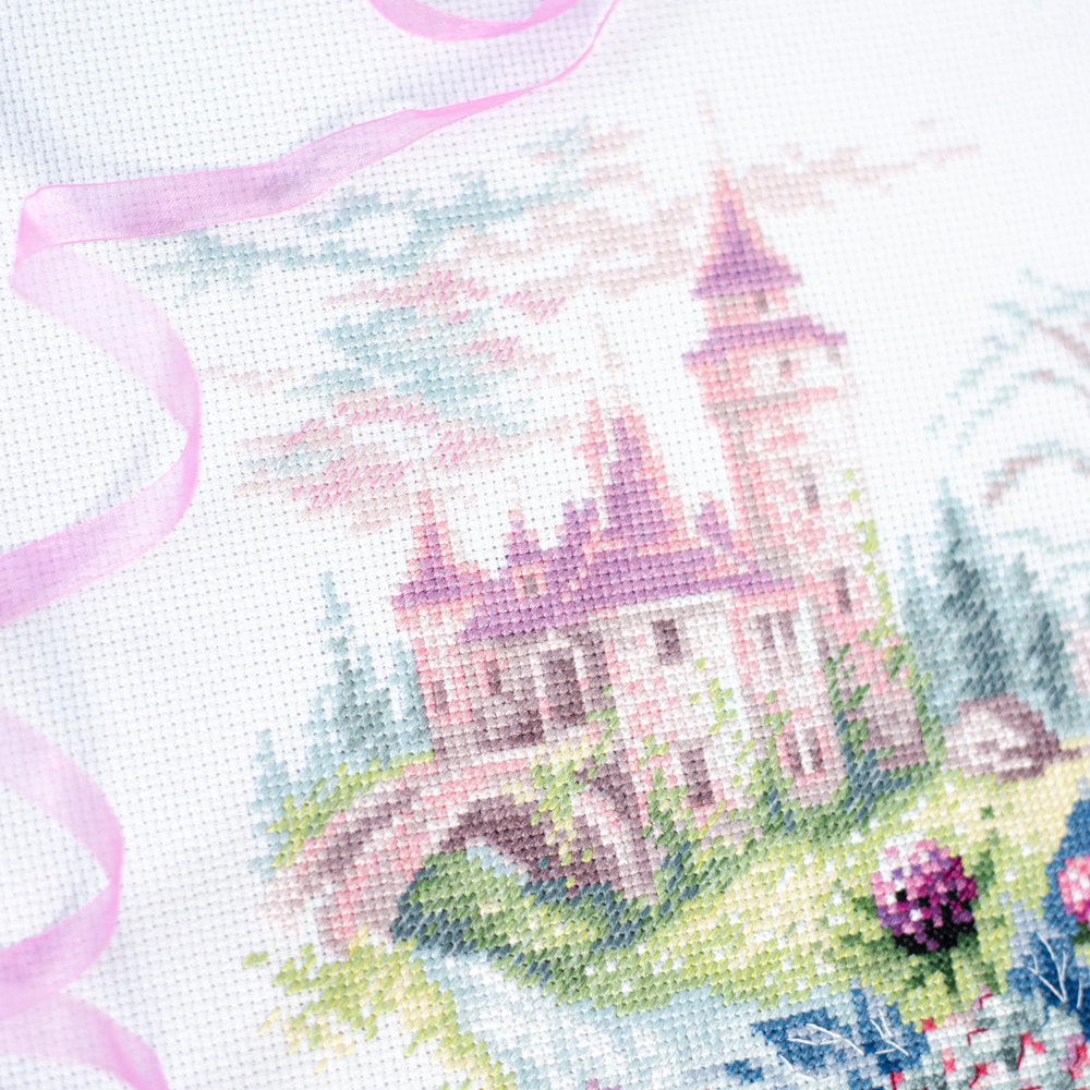 Cross Stitch Kit. The Old Castle - Magic Needle 210-210