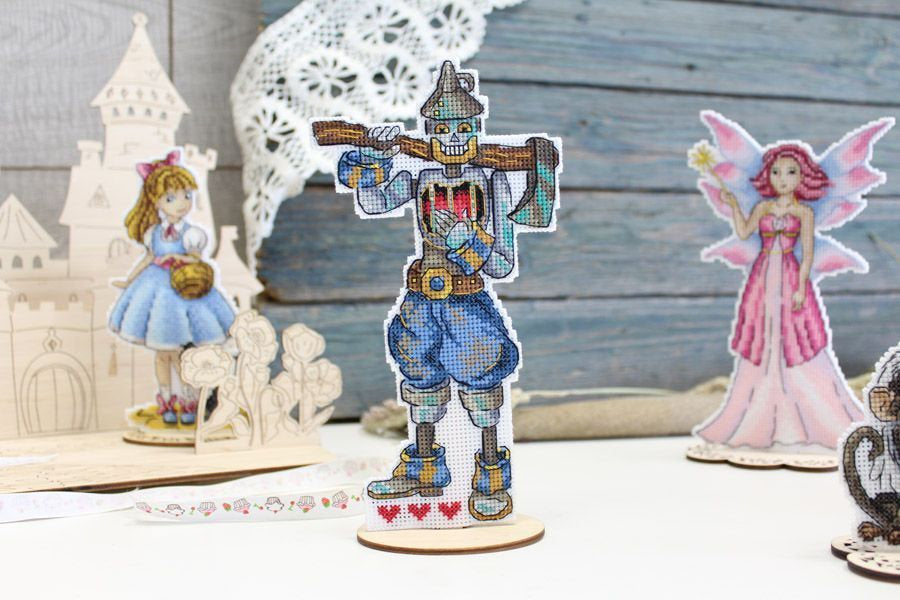 Kit de Punto de Cruz. Woodcutter - MP Studia SR-829