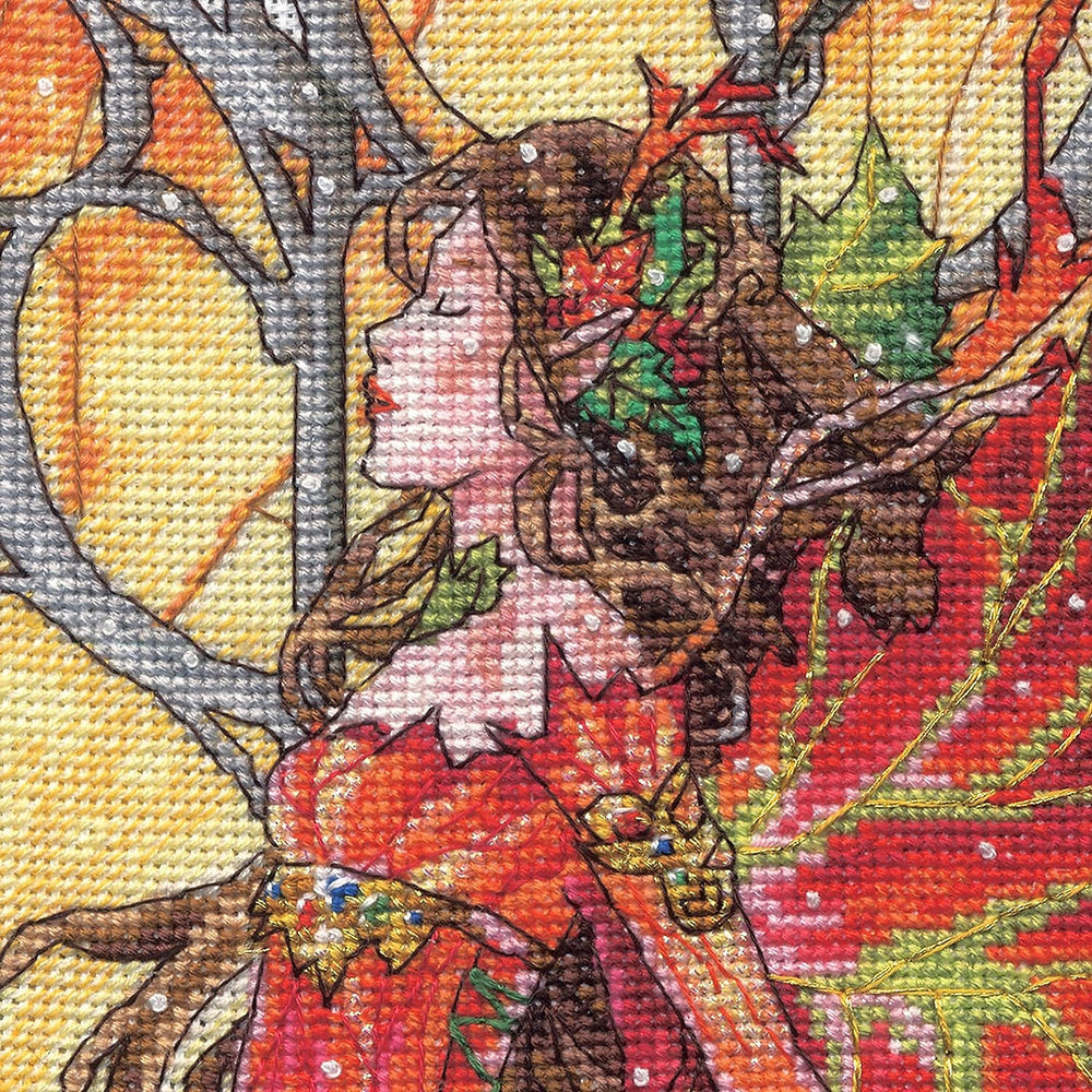 Dancing Fall Fairy - 70-35429 Dimensions Gold - Kit de punt de cruz