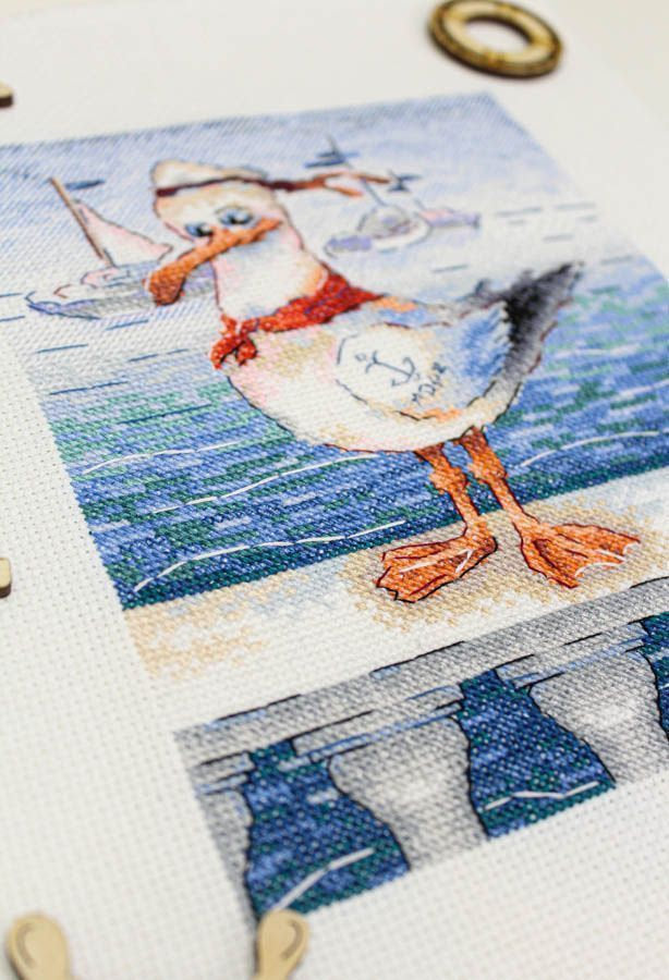 Kit de Punto de Cruz 'Brave Sailor' - SM-748 MP Studia