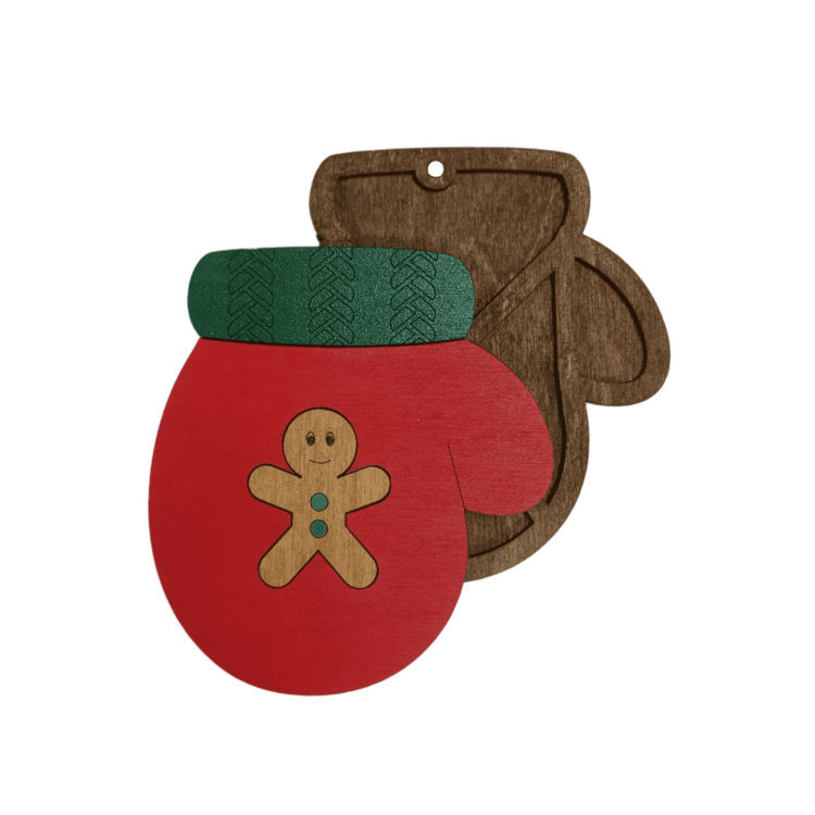 Mitón de Navidad. Organizador para perlas y abalorios de Wizardi KF027/83